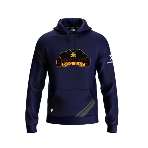 [FOLHSMNV-YXS-LOGO1] Decker Summit Hoodie (Youth XS, Navy, Logo 1)