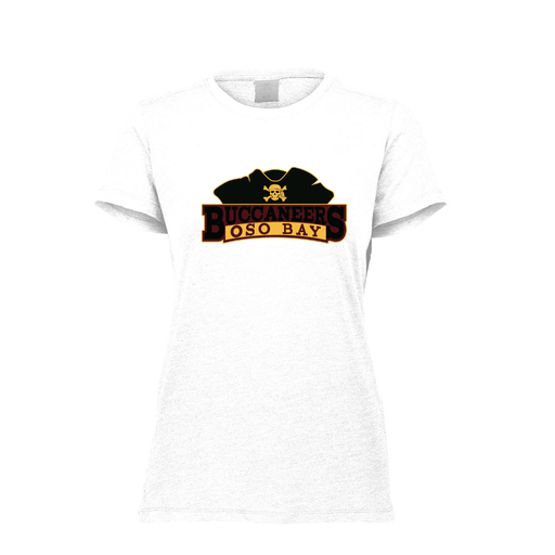 [FTSCUBWH-FAXS-LOGO1] Decker Women's Tri-Blend T-Shirt - Short Sleeve (Female Adult XS, White, Logo 1)