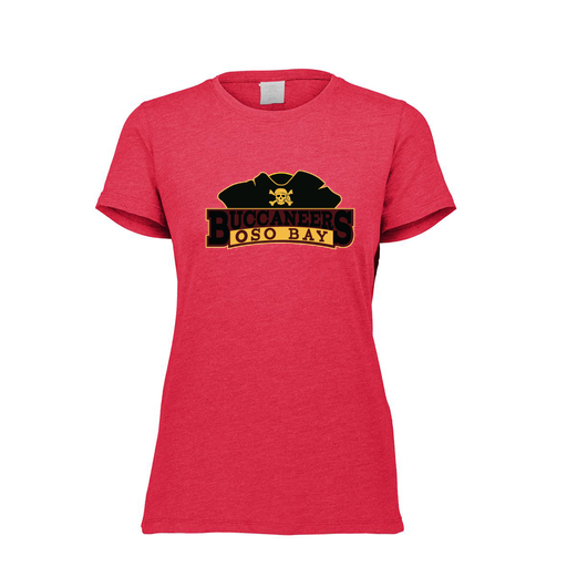 [FTSCUBRD-FAXS-LOGO1] Decker Women's Tri-Blend T-Shirt - Short Sleeve (Female Adult XS, Red, Logo 1)