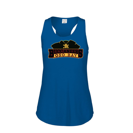 [3078.U55.S-LOGO1] Ladies Tri Blend Tank Top (Female Adult S, Royal, Logo 1)