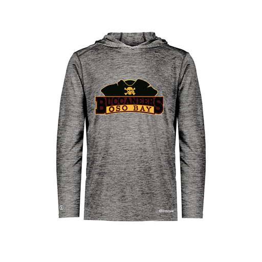 [FOLHCGBK-YS-LOGO1] Decker Youth Charge Hoodie (Youth S, Black, Logo 1)