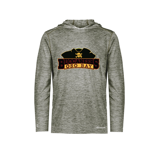 [FOLHCGGY-AS-LOGO1] Decker Men's Charge Hoodie (Adult S, Gray, Logo 1)