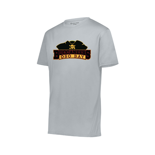 [222818.099.S-LOGO1] Men's Movement Dri Fit Shirt (Adult S, Silver, Logo 1)